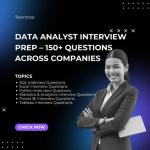 Data Analyst Interview Prep – 150+ Questions Across Companies