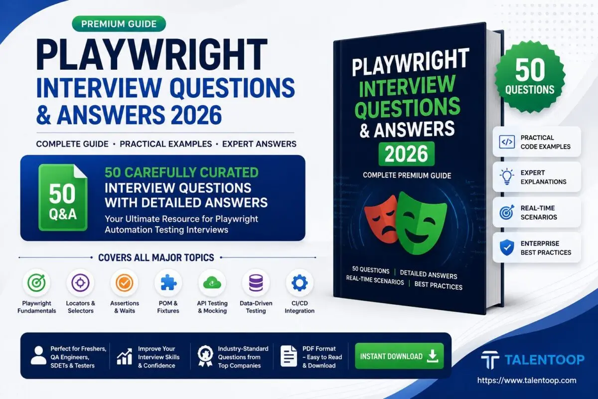 Master Playwright Automation Testing: 50 Interview Questions with Detailed Answers